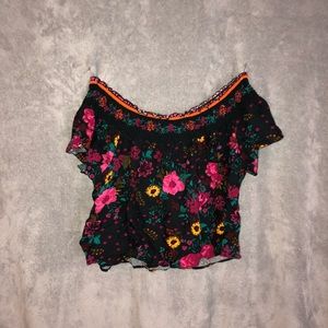 Floral Off the Shoulder Top